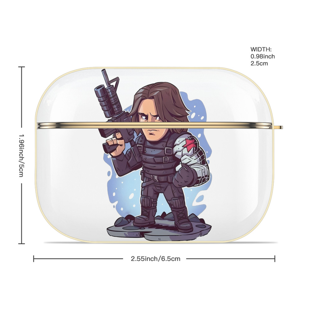 アベンジャーズ The Avengers 【AirPods Pro用】ハードシェル保護ケース｜耐衝撃・防指紋・カラビナ付き商品仕様