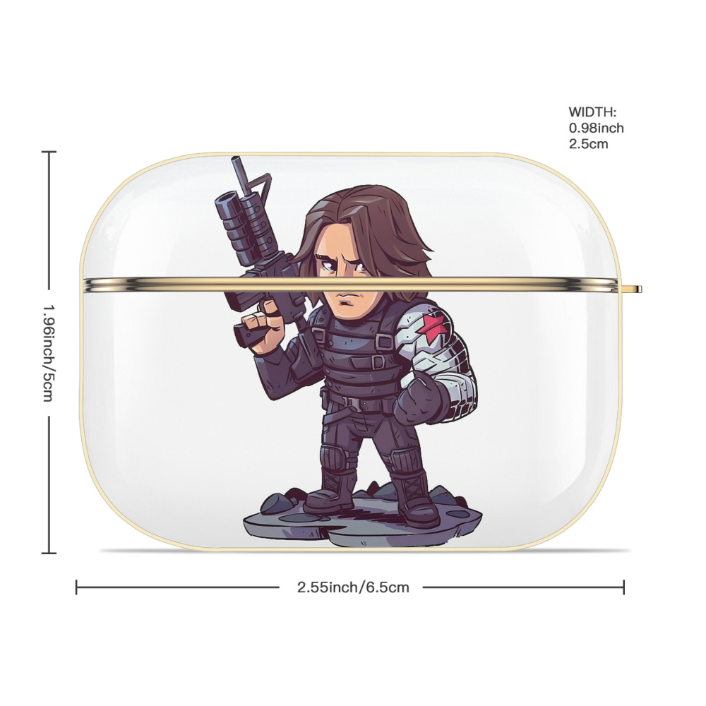 アベンジャーズ The Avengers 【AirPods Pro用】ハードシェル保護ケース｜耐衝撃・防指紋・カラビナ付き商品仕様