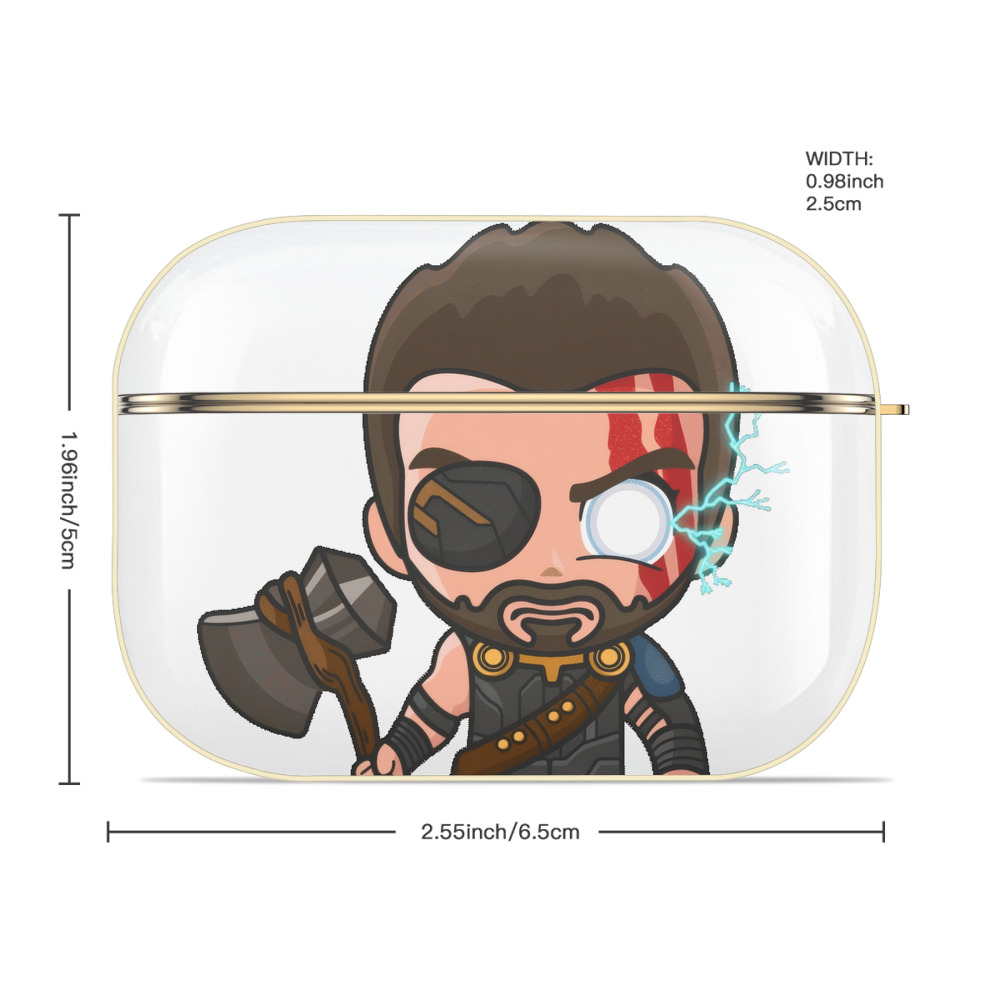 アベンジャーズ The Avengers 【AirPods Pro用】ハードシェル保護ケース｜耐衝撃・防指紋・カラビナ付き商品仕様