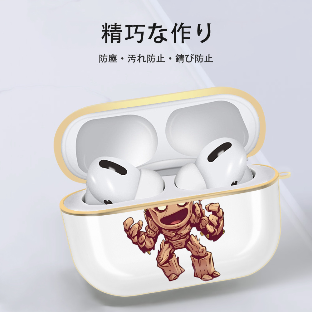 アベンジャーズ The Avengers 【AirPods Pro用】ハードシェル保護ケース｜耐衝撃・防指紋・カラビナ付き商品仕様