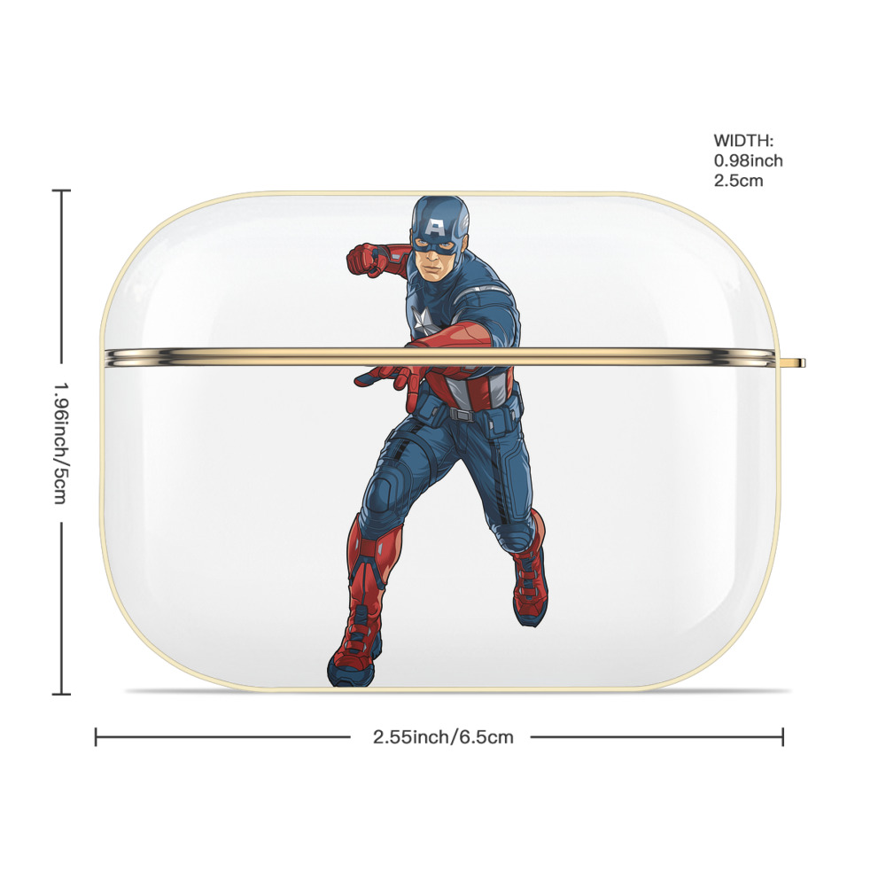 アベンジャーズ The Avengers 【AirPods Pro用】ハードシェル保護ケース｜耐衝撃・防指紋・カラビナ付き商品仕様