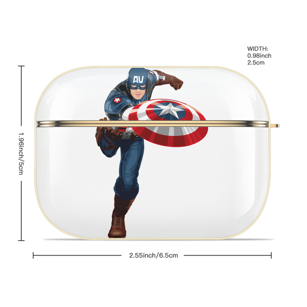 アベンジャーズ The Avengers 【AirPods Pro用】ハードシェル保護ケース｜耐衝撃・防指紋・カラビナ付き商品仕様