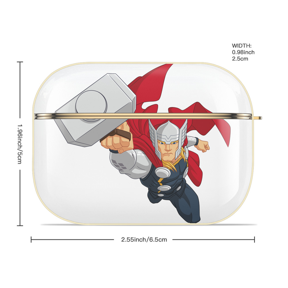アベンジャーズ The Avengers 【AirPods Pro用】ハードシェル保護ケース｜耐衝撃・防指紋・カラビナ付き商品仕様