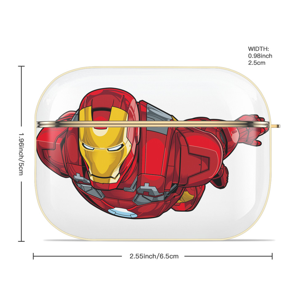 アベンジャーズ The Avengers 【AirPods Pro用】ハードシェル保護ケース｜耐衝撃・防指紋・カラビナ付き商品仕様