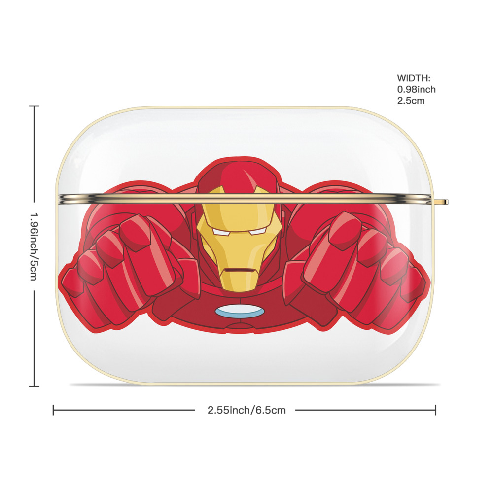 アベンジャーズ The Avengers 【AirPods Pro用】ハードシェル保護ケース｜耐衝撃・防指紋・カラビナ付き商品仕様