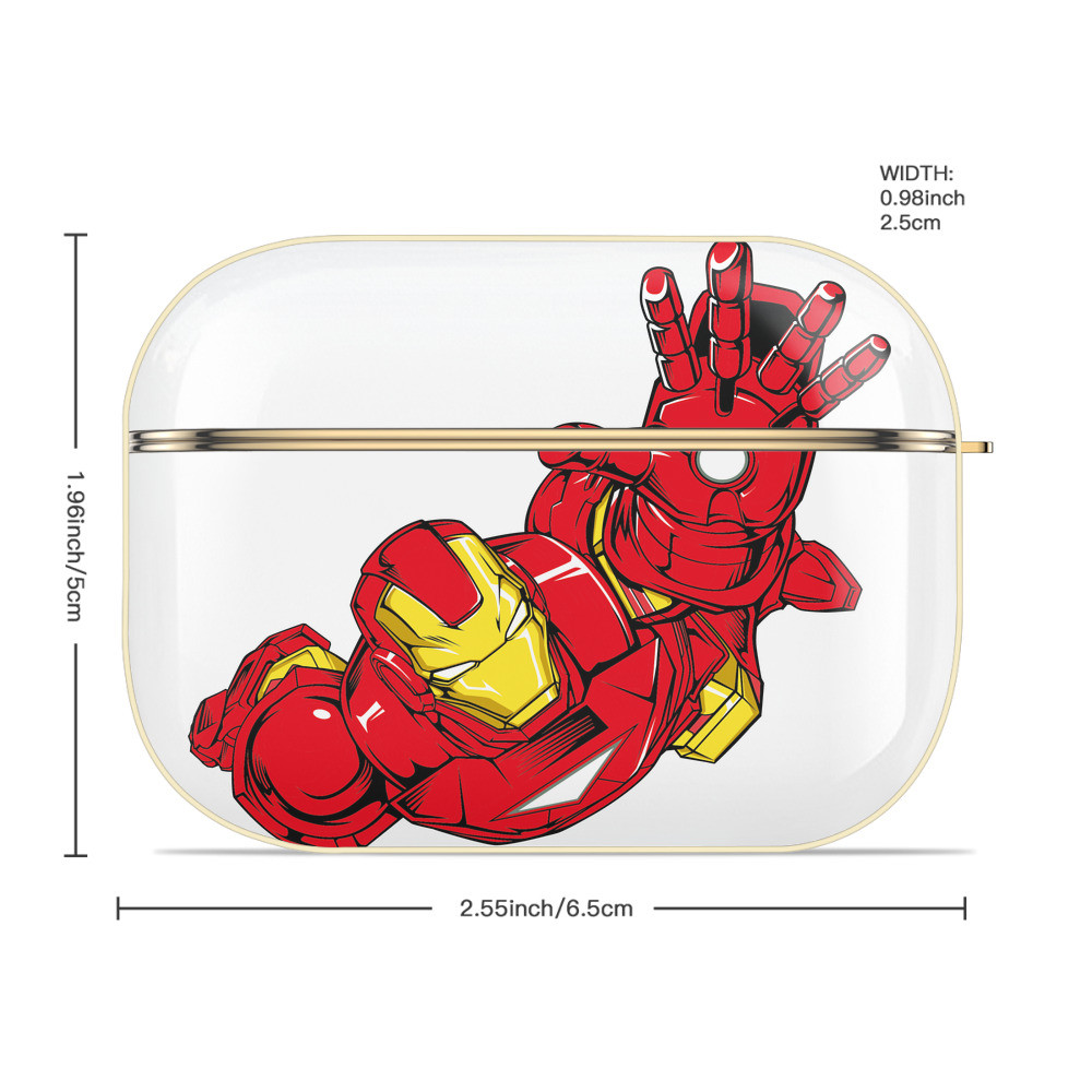アベンジャーズ The Avengers 【AirPods Pro用】ハードシェル保護ケース｜耐衝撃・防指紋・カラビナ付き商品仕様