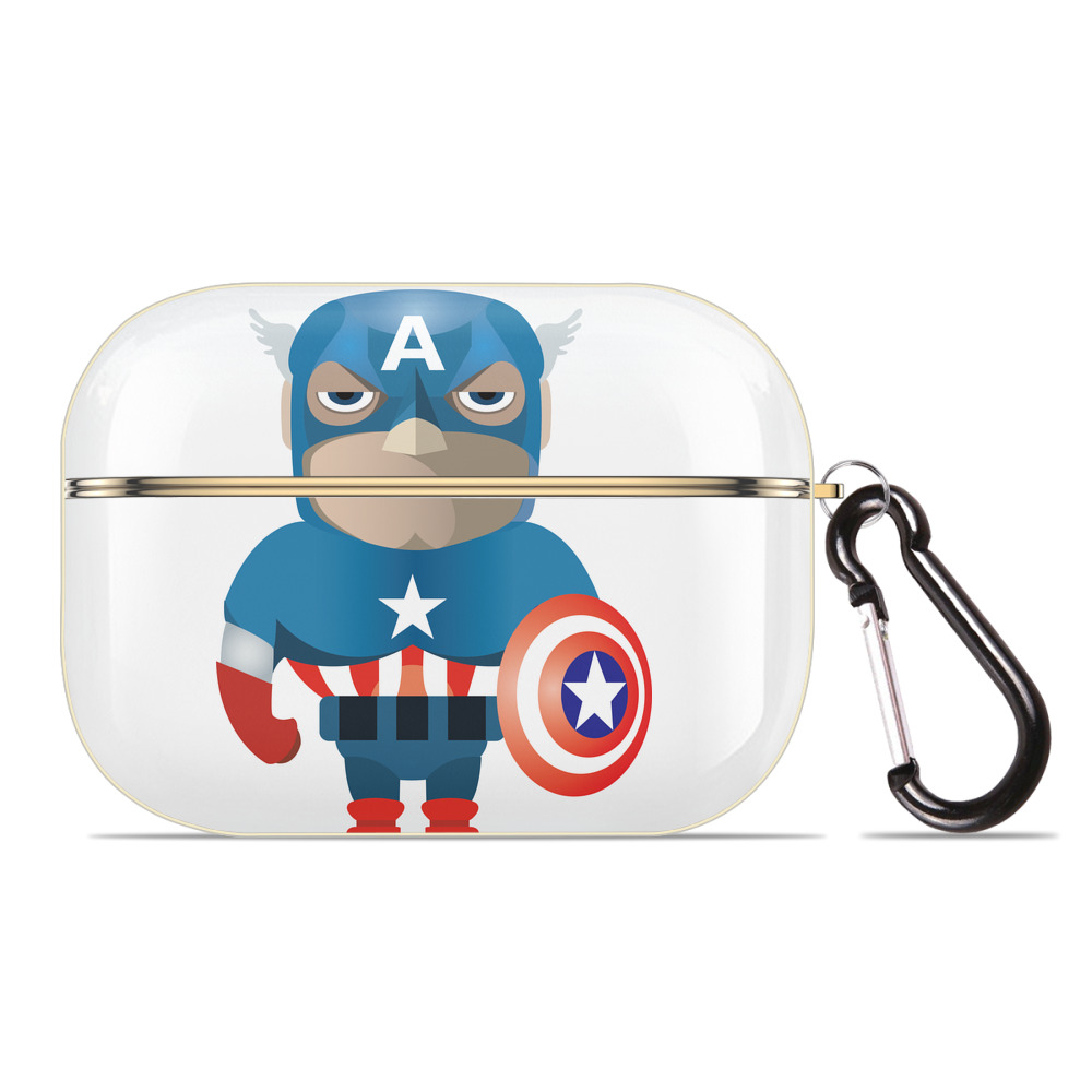 （画像用） アベンジャーズ The Avengers 【AirPods Pro用】ハードシェル保護ケース｜耐衝撃・防指紋・カラビナ付き商品仕様