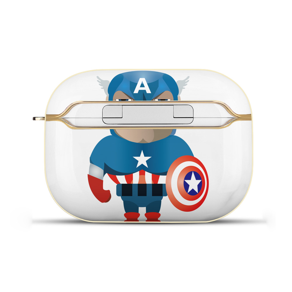 （画像用） アベンジャーズ The Avengers 【AirPods Pro用】ハードシェル保護ケース｜耐衝撃・防指紋・カラビナ付き商品仕様