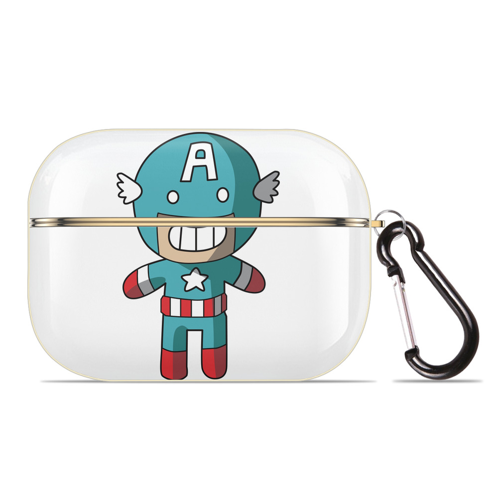 （画像用） アベンジャーズ The Avengers 【AirPods Pro用】ハードシェル保護ケース｜耐衝撃・防指紋・カラビナ付き商品仕様