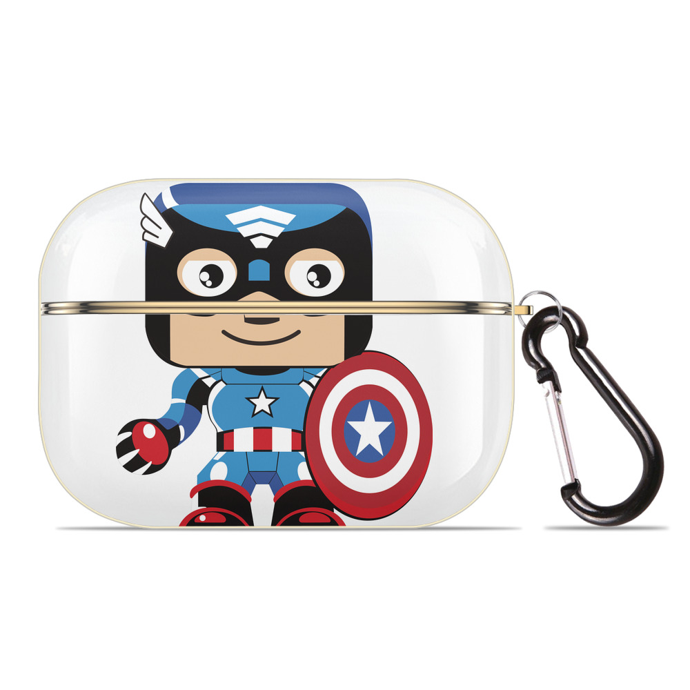 （画像用） アベンジャーズ The Avengers 【AirPods Pro用】ハードシェル保護ケース｜耐衝撃・防指紋・カラビナ付き商品仕様