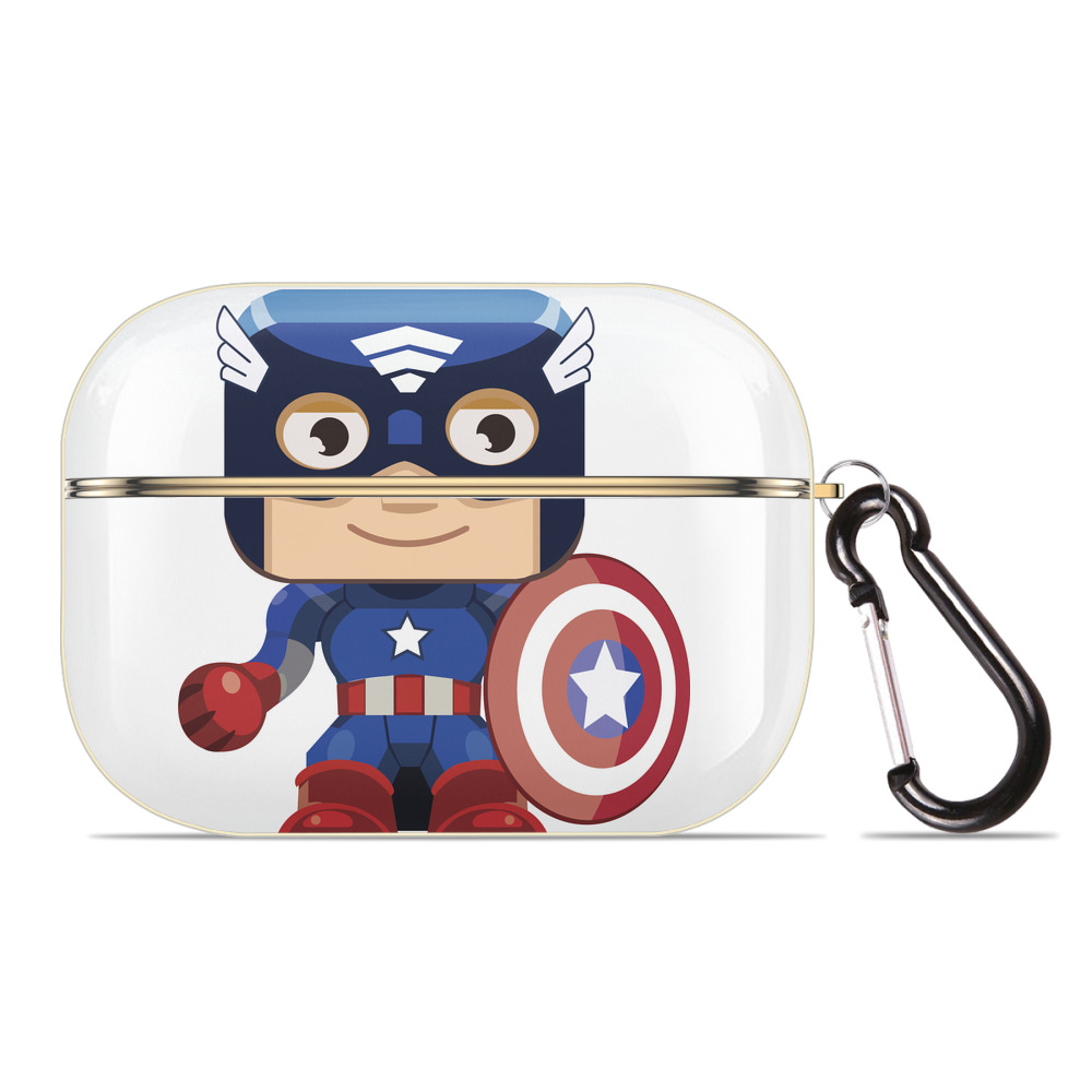 （画像用） アベンジャーズ The Avengers 【AirPods Pro用】ハードシェル保護ケース｜耐衝撃・防指紋・カラビナ付き商品仕様