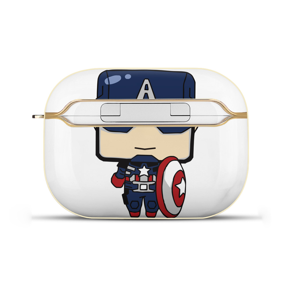 （画像用） アベンジャーズ The Avengers 【AirPods Pro用】ハードシェル保護ケース｜耐衝撃・防指紋・カラビナ付き商品仕様
