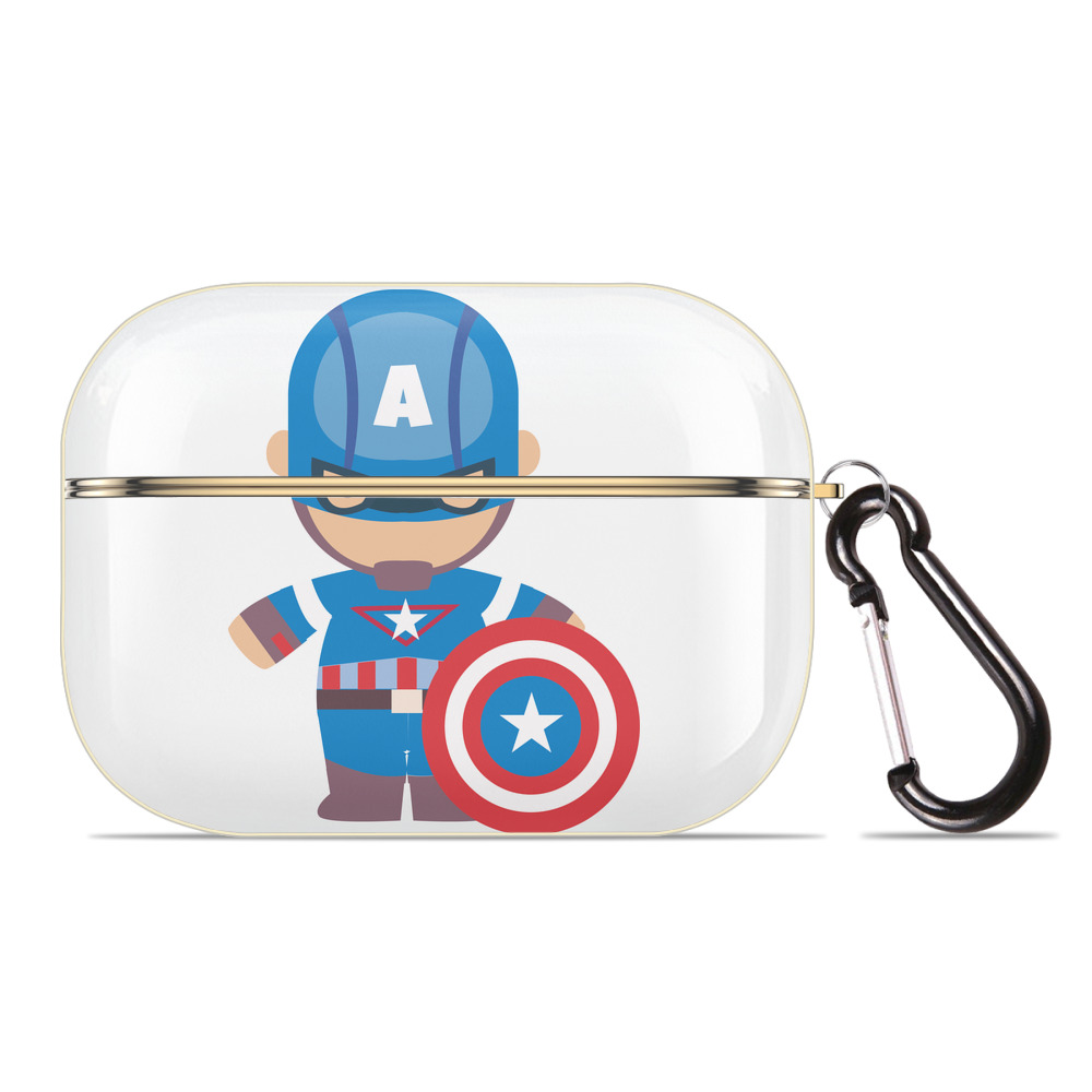 （画像用） アベンジャーズ The Avengers 【AirPods Pro用】ハードシェル保護ケース｜耐衝撃・防指紋・カラビナ付き商品仕様