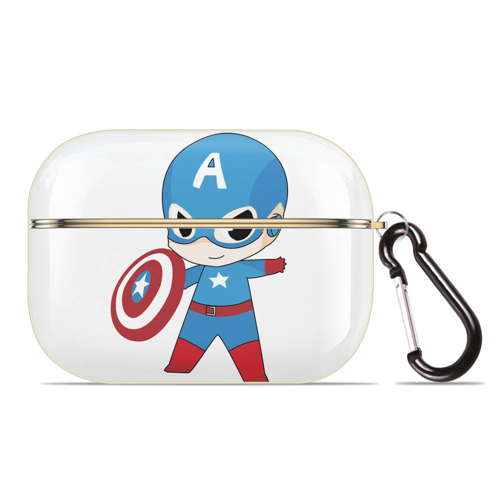 （画像用） アベンジャーズ The Avengers 【AirPods Pro用】ハードシェル保護ケース｜耐衝撃・防指紋・カラビナ付き商品仕様