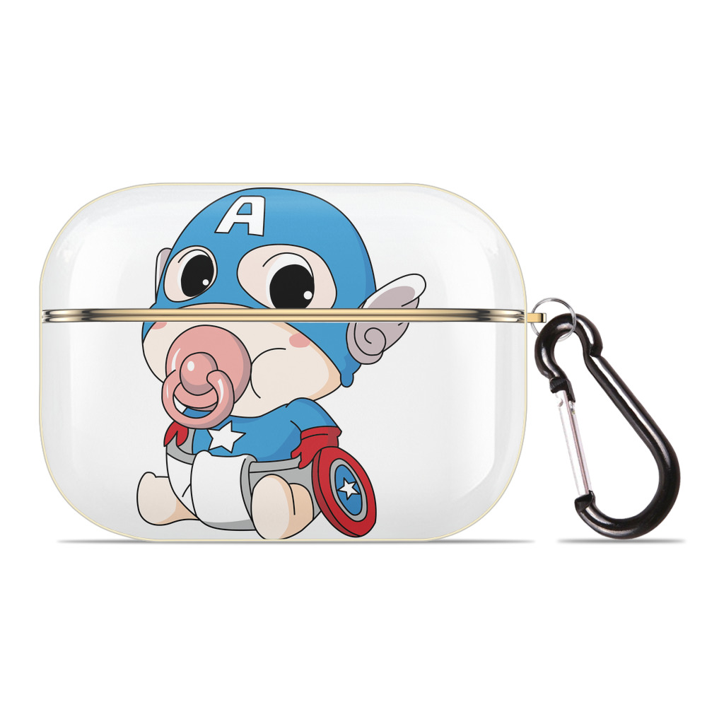 （画像用） アベンジャーズ The Avengers 【AirPods Pro用】ハードシェル保護ケース｜耐衝撃・防指紋・カラビナ付き商品仕様