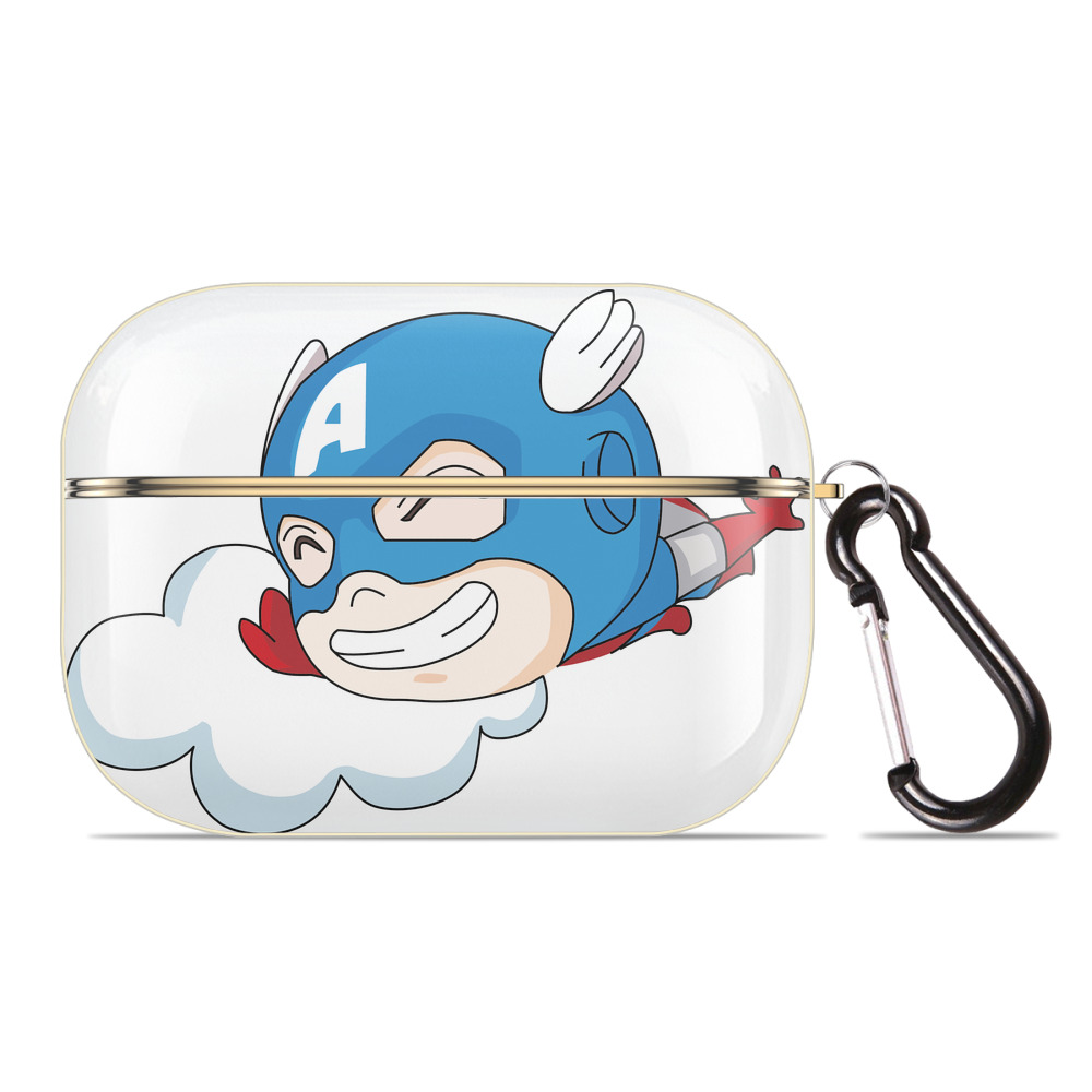 （画像用） アベンジャーズ The Avengers 【AirPods Pro用】ハードシェル保護ケース｜耐衝撃・防指紋・カラビナ付き商品仕様
