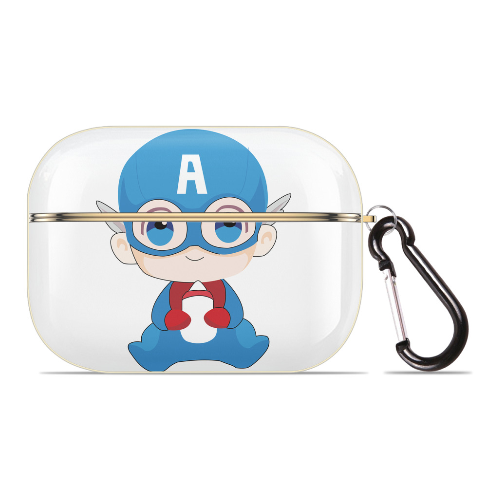 （画像用） アベンジャーズ The Avengers 【AirPods Pro用】ハードシェル保護ケース｜耐衝撃・防指紋・カラビナ付き商品仕様