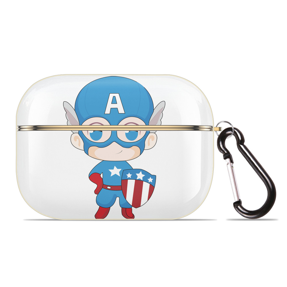 （画像用） アベンジャーズ The Avengers 【AirPods Pro用】ハードシェル保護ケース｜耐衝撃・防指紋・カラビナ付き商品仕様