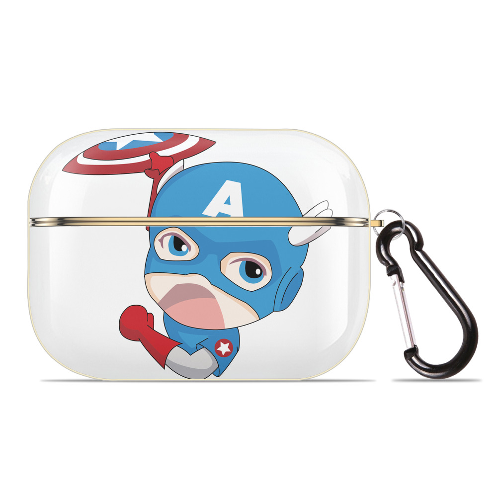 （画像用） アベンジャーズ The Avengers 【AirPods Pro用】ハードシェル保護ケース｜耐衝撃・防指紋・カラビナ付き商品仕様
