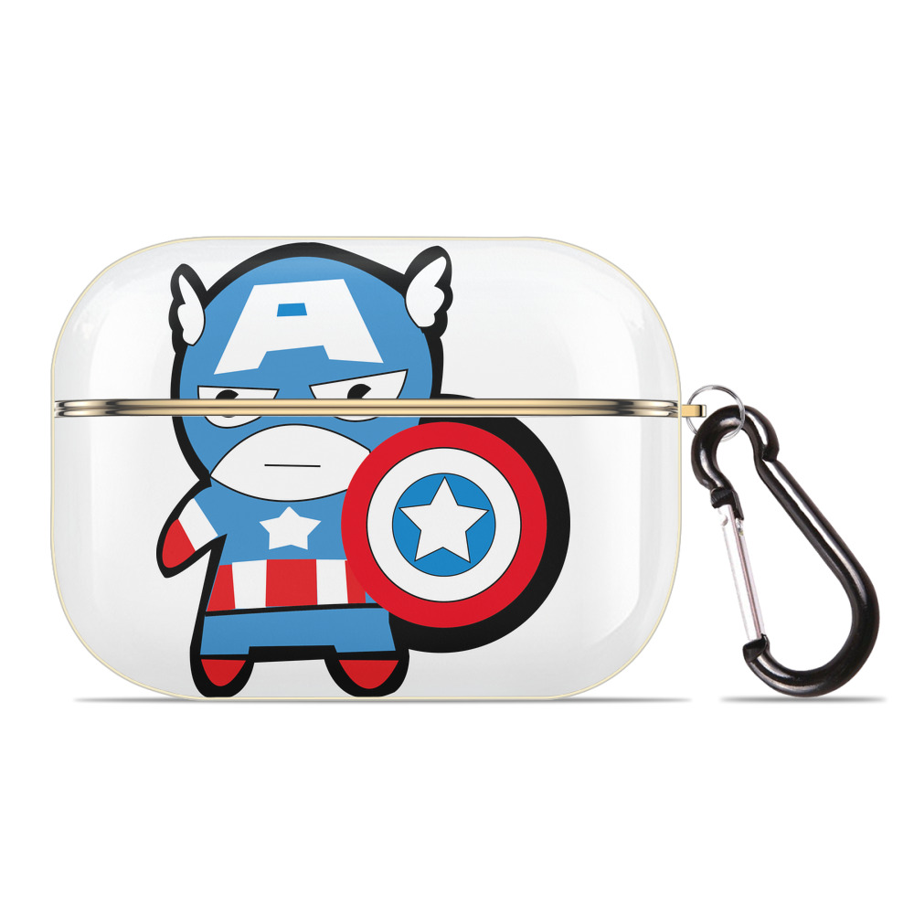 （画像用） アベンジャーズ The Avengers 【AirPods Pro用】ハードシェル保護ケース｜耐衝撃・防指紋・カラビナ付き商品仕様