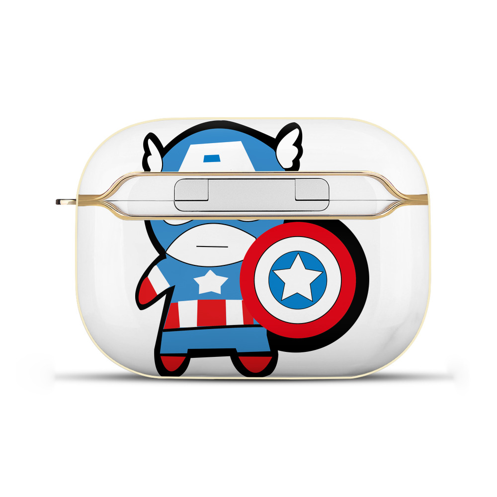 （画像用） アベンジャーズ The Avengers 【AirPods Pro用】ハードシェル保護ケース｜耐衝撃・防指紋・カラビナ付き商品仕様