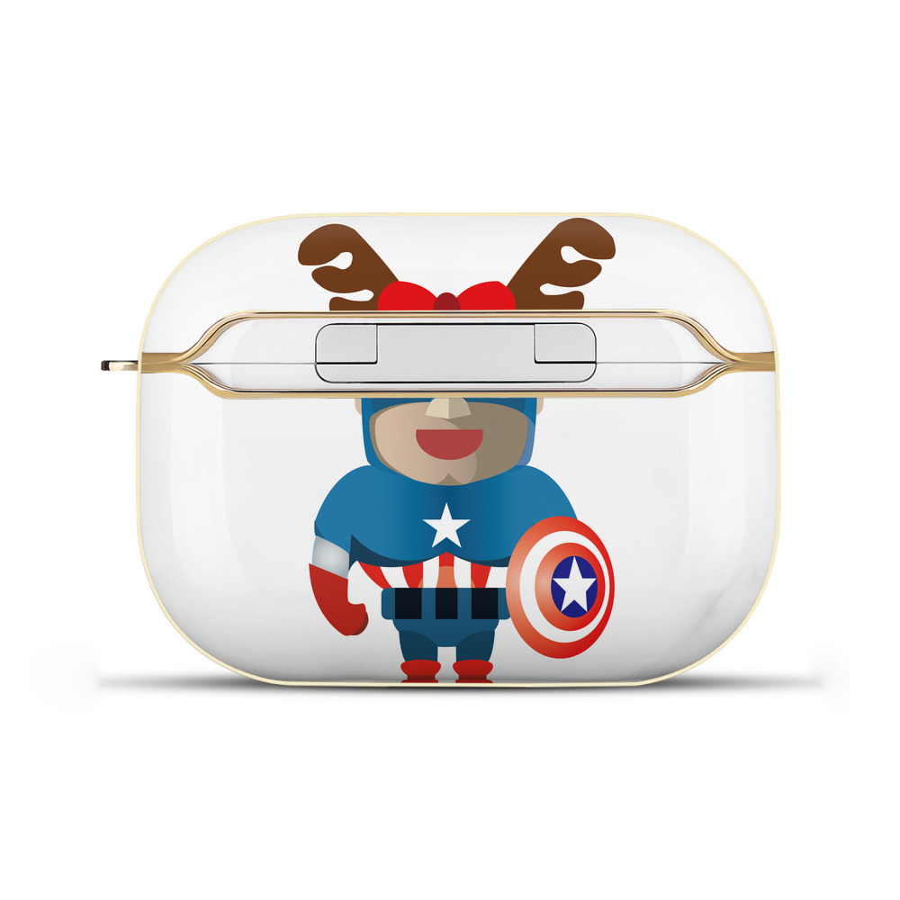 （画像用） アベンジャーズ The Avengers 【AirPods Pro用】ハードシェル保護ケース｜耐衝撃・防指紋・カラビナ付き商品仕様
