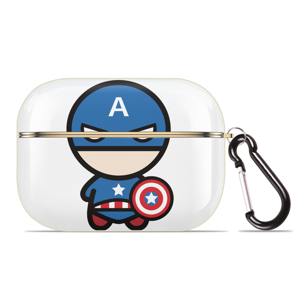 （画像用） アベンジャーズ The Avengers 【AirPods Pro用】ハードシェル保護ケース｜耐衝撃・防指紋・カラビナ付き商品仕様