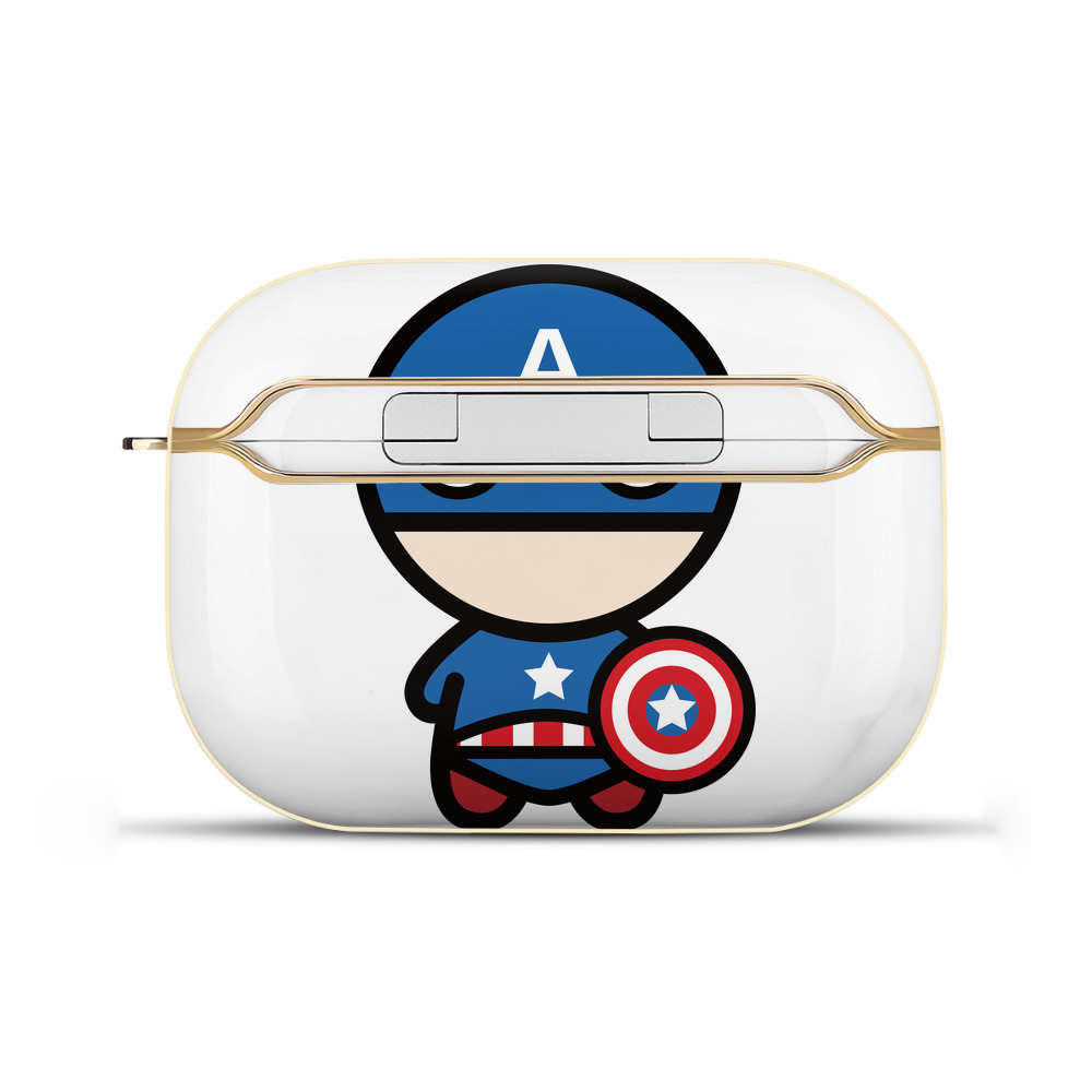 （画像用） アベンジャーズ The Avengers 【AirPods Pro用】ハードシェル保護ケース｜耐衝撃・防指紋・カラビナ付き商品仕様