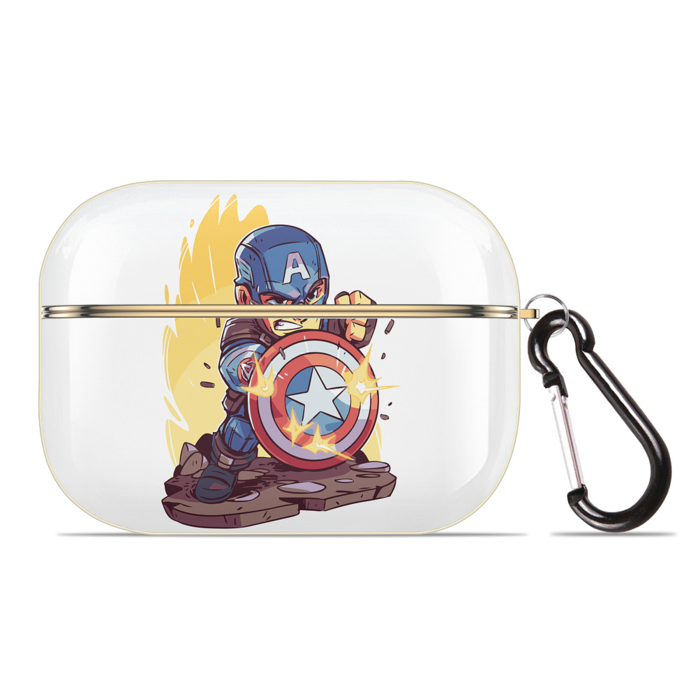 （画像用） アベンジャーズ The Avengers 【AirPods Pro用】ハードシェル保護ケース｜耐衝撃・防指紋・カラビナ付き商品仕様