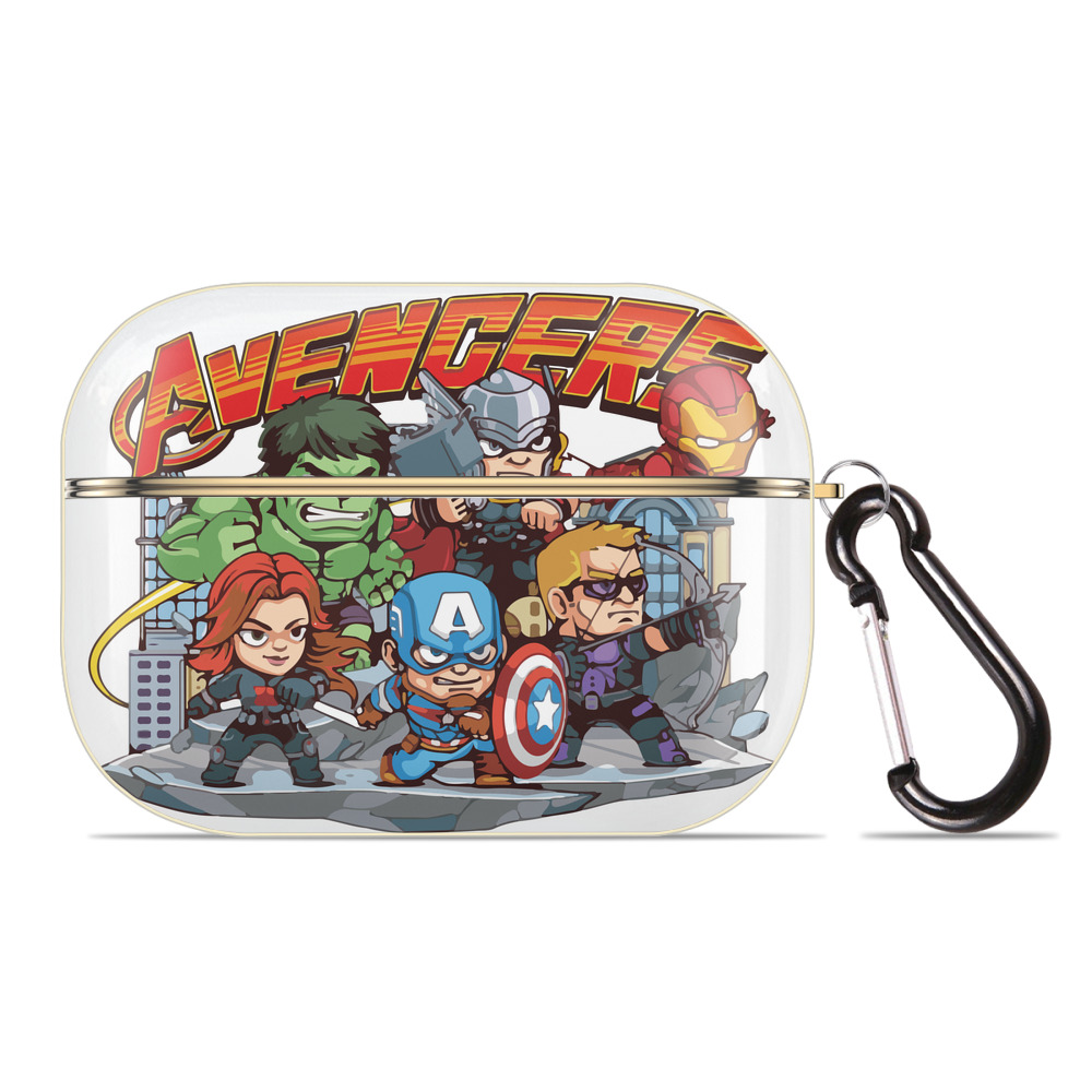 （画像用） アベンジャーズ The Avengers 【AirPods Pro用】ハードシェル保護ケース｜耐衝撃・防指紋・カラビナ付き商品仕様