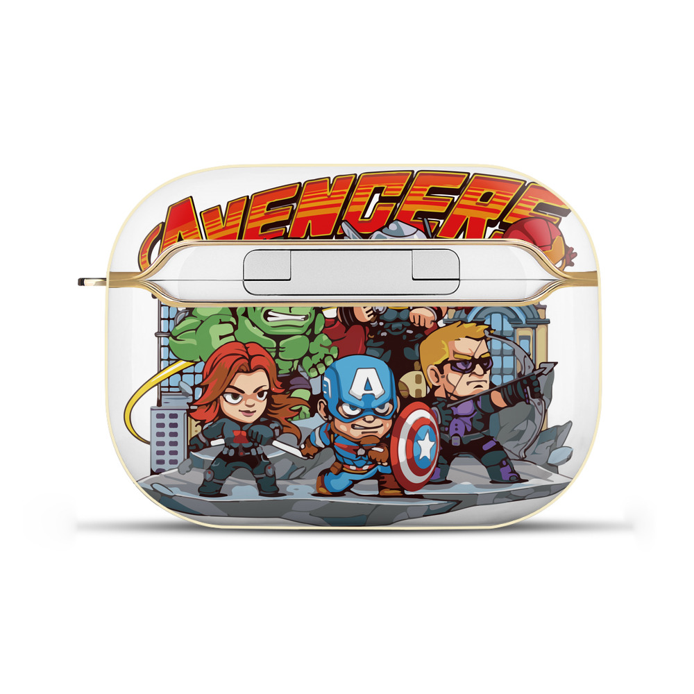 （画像用） アベンジャーズ The Avengers 【AirPods Pro用】ハードシェル保護ケース｜耐衝撃・防指紋・カラビナ付き商品仕様
