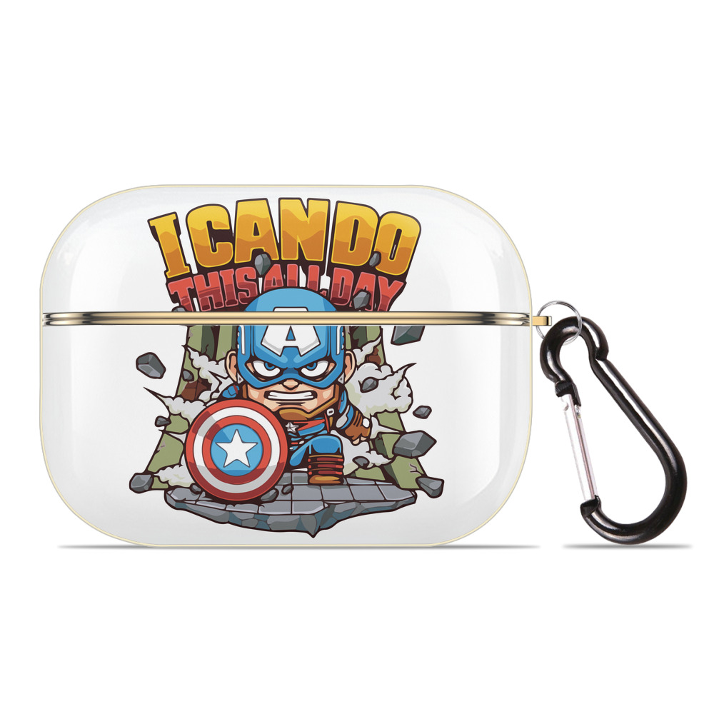 （画像用） アベンジャーズ The Avengers 【AirPods Pro用】ハードシェル保護ケース｜耐衝撃・防指紋・カラビナ付き商品仕様