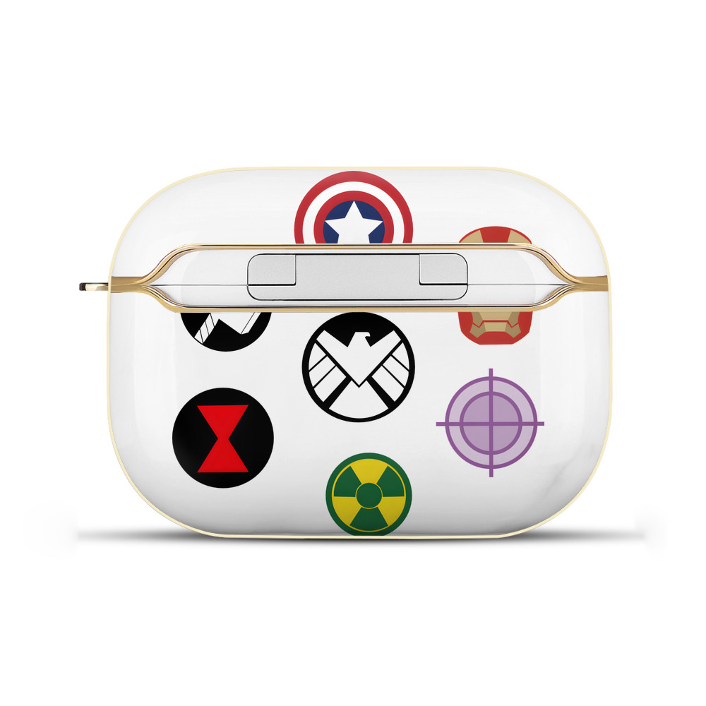 （画像用） アベンジャーズ The Avengers 【AirPods Pro用】ハードシェル保護ケース｜耐衝撃・防指紋・カラビナ付き商品仕様