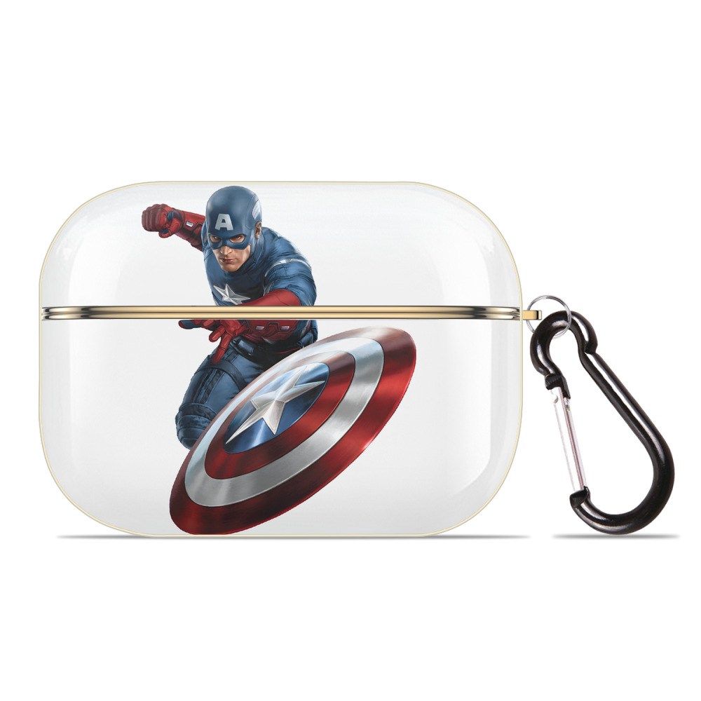 （画像用） アベンジャーズ The Avengers 【AirPods Pro用】ハードシェル保護ケース｜耐衝撃・防指紋・カラビナ付き商品仕様