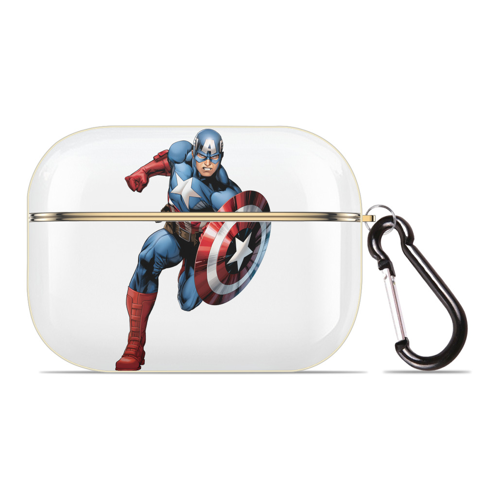（画像用） アベンジャーズ The Avengers 【AirPods Pro用】ハードシェル保護ケース｜耐衝撃・防指紋・カラビナ付き商品仕様