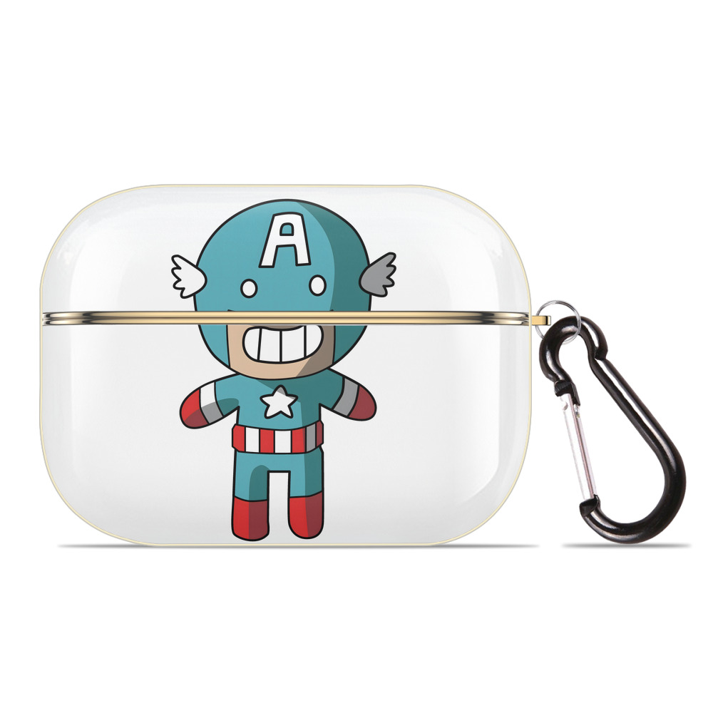 （画像用） アベンジャーズ The Avengers 【AirPods Pro用】ハードシェル保護ケース｜耐衝撃・防指紋・カラビナ付き商品仕様