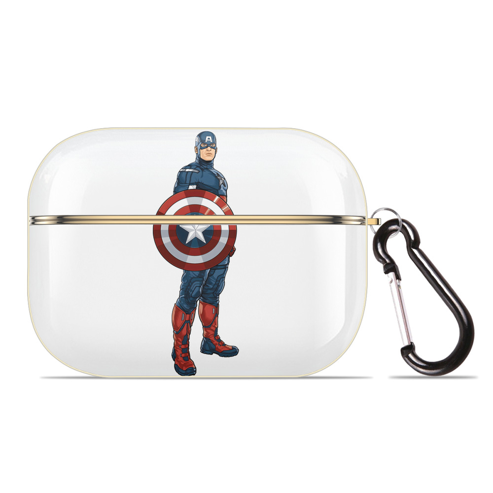 （画像用） アベンジャーズ The Avengers 【AirPods Pro用】ハードシェル保護ケース｜耐衝撃・防指紋・カラビナ付き商品仕様