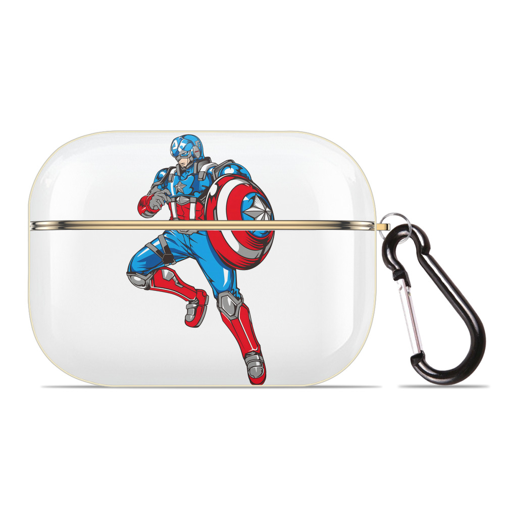（画像用） アベンジャーズ The Avengers 【AirPods Pro用】ハードシェル保護ケース｜耐衝撃・防指紋・カラビナ付き商品仕様