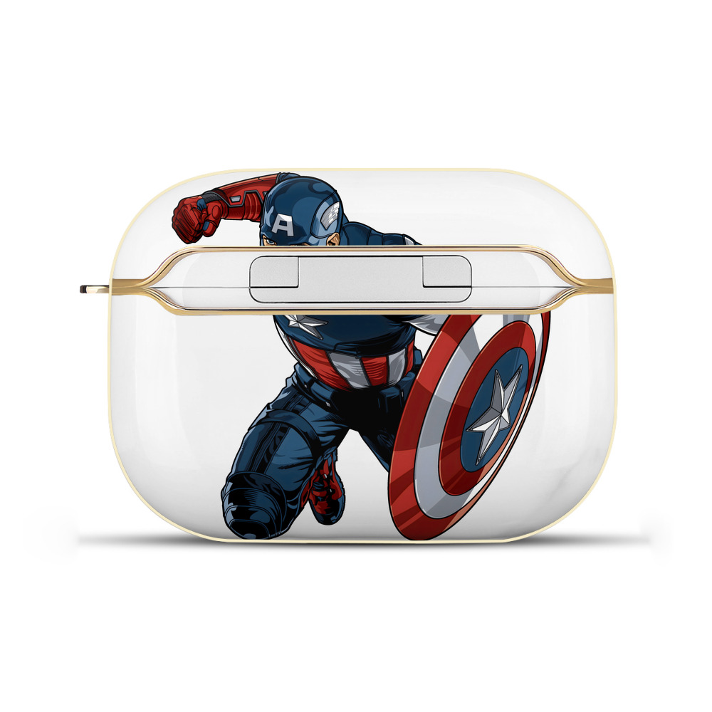 （画像用） アベンジャーズ The Avengers 【AirPods Pro用】ハードシェル保護ケース｜耐衝撃・防指紋・カラビナ付き商品仕様