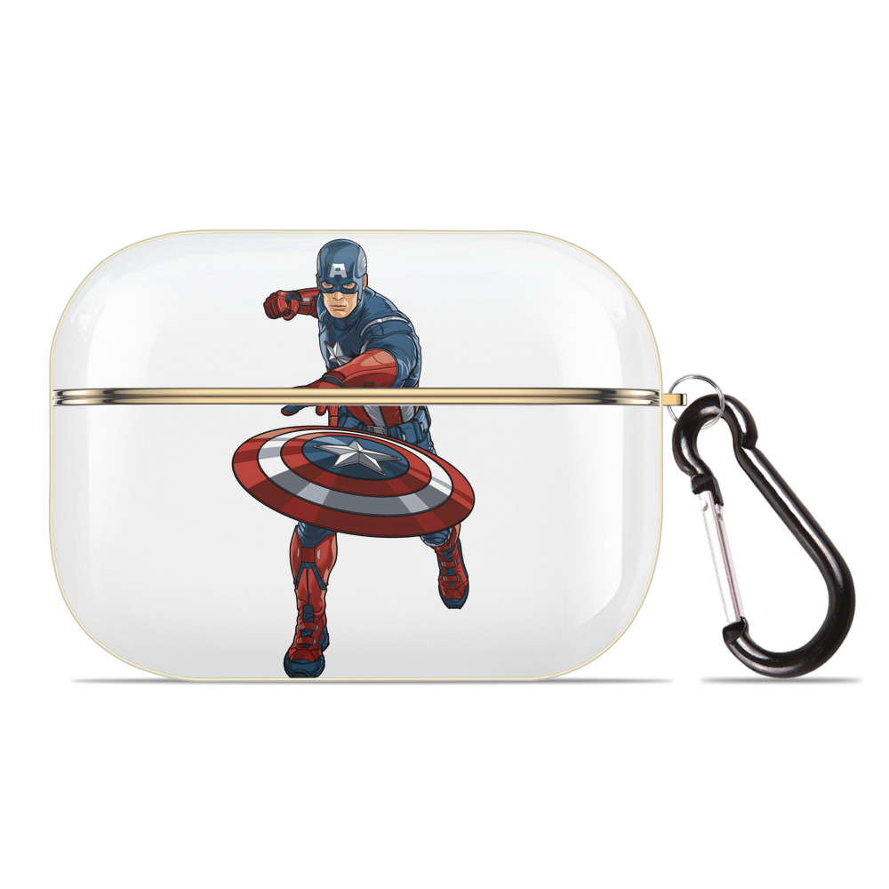 （画像用） アベンジャーズ The Avengers 【AirPods Pro用】ハードシェル保護ケース｜耐衝撃・防指紋・カラビナ付き商品仕様