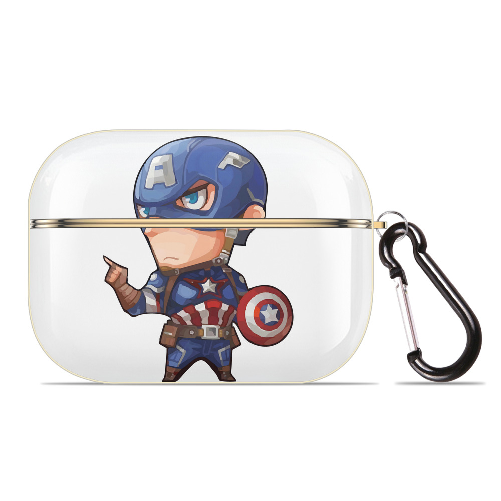 （画像用） アベンジャーズ The Avengers 【AirPods Pro用】ハードシェル保護ケース｜耐衝撃・防指紋・カラビナ付き商品仕様