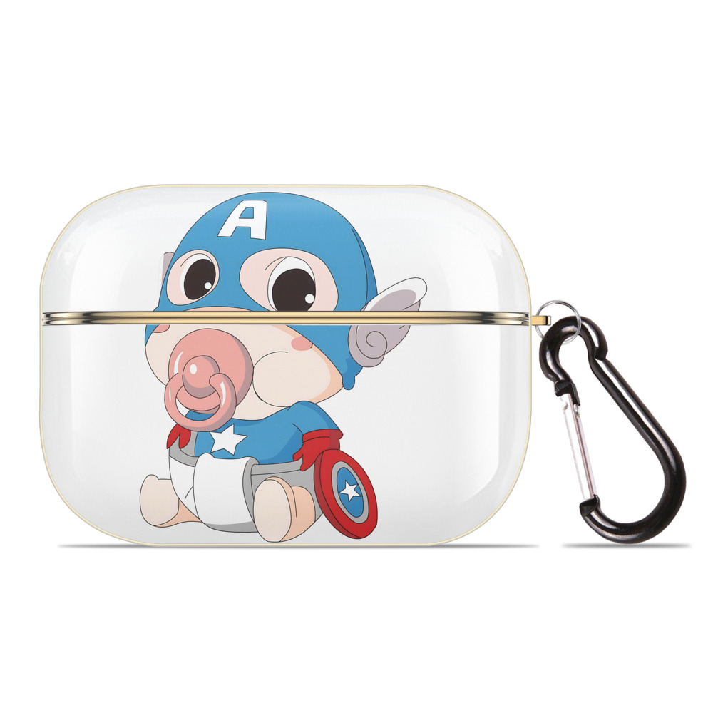 （画像用） アベンジャーズ The Avengers 【AirPods Pro用】ハードシェル保護ケース｜耐衝撃・防指紋・カラビナ付き商品仕様
