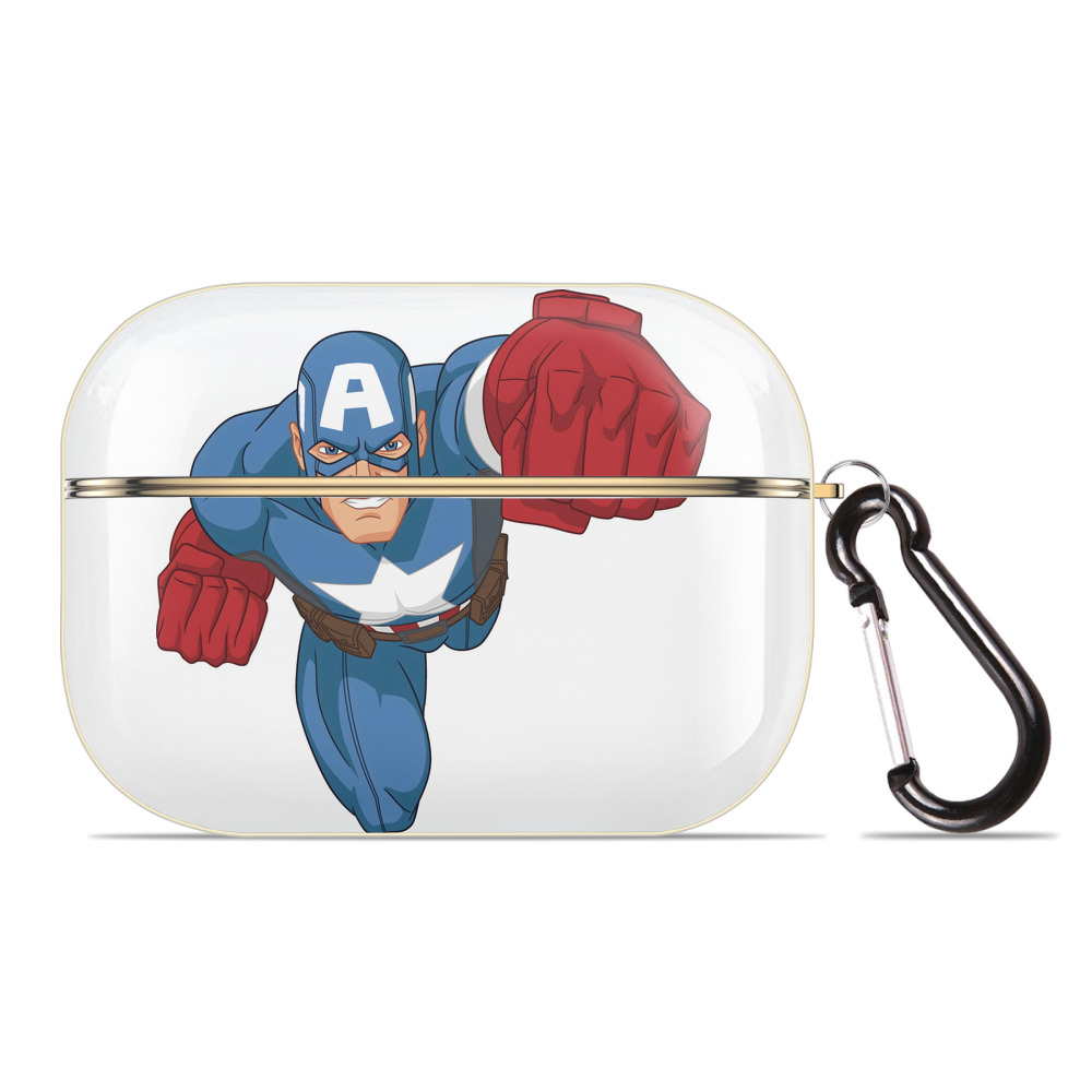 （画像用） アベンジャーズ The Avengers 【AirPods Pro用】ハードシェル保護ケース｜耐衝撃・防指紋・カラビナ付き商品仕様