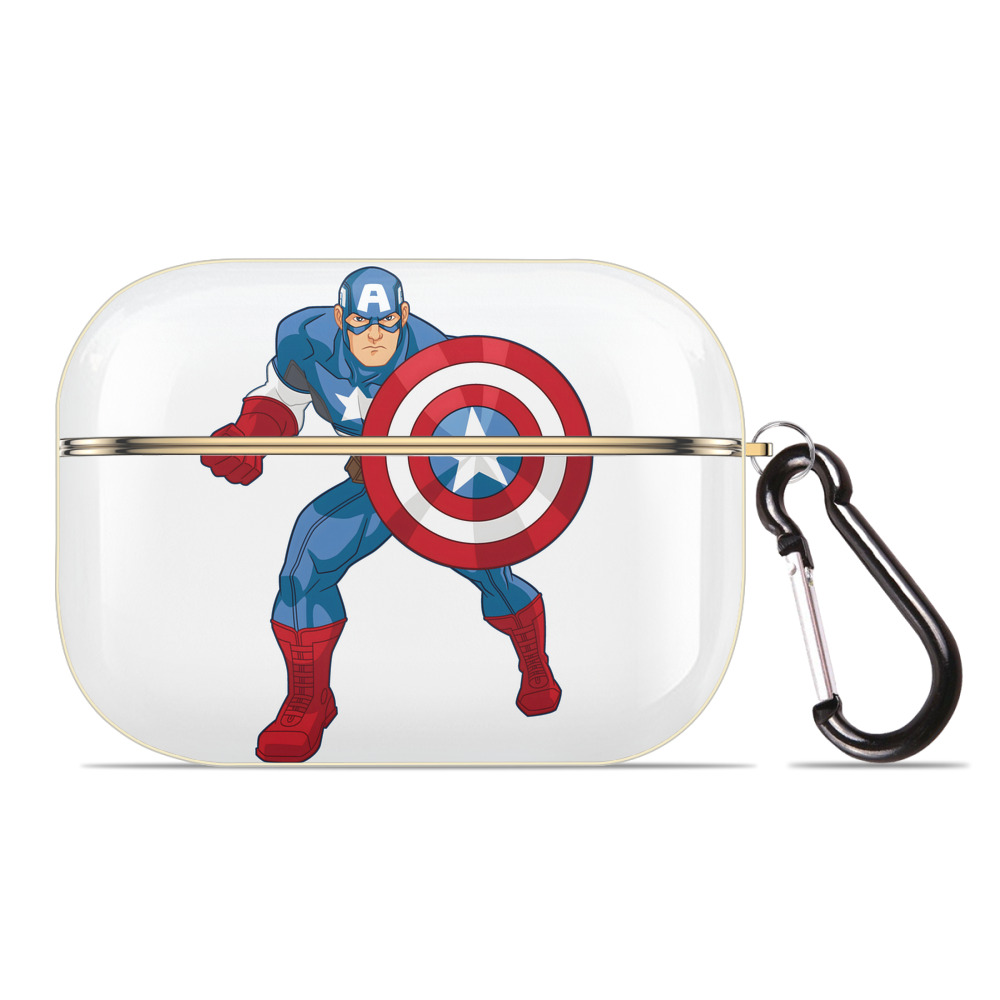 （画像用） アベンジャーズ The Avengers 【AirPods Pro用】ハードシェル保護ケース｜耐衝撃・防指紋・カラビナ付き商品仕様