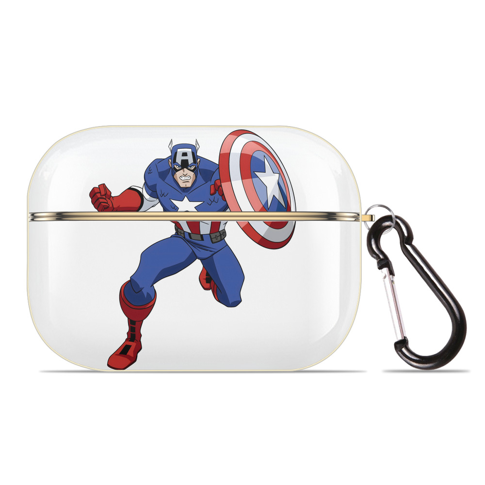 （画像用） アベンジャーズ The Avengers 【AirPods Pro用】ハードシェル保護ケース｜耐衝撃・防指紋・カラビナ付き商品仕様