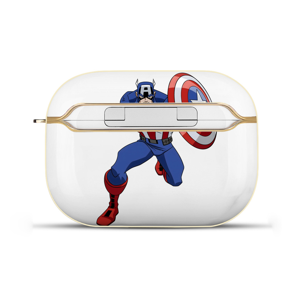 （画像用） アベンジャーズ The Avengers 【AirPods Pro用】ハードシェル保護ケース｜耐衝撃・防指紋・カラビナ付き商品仕様