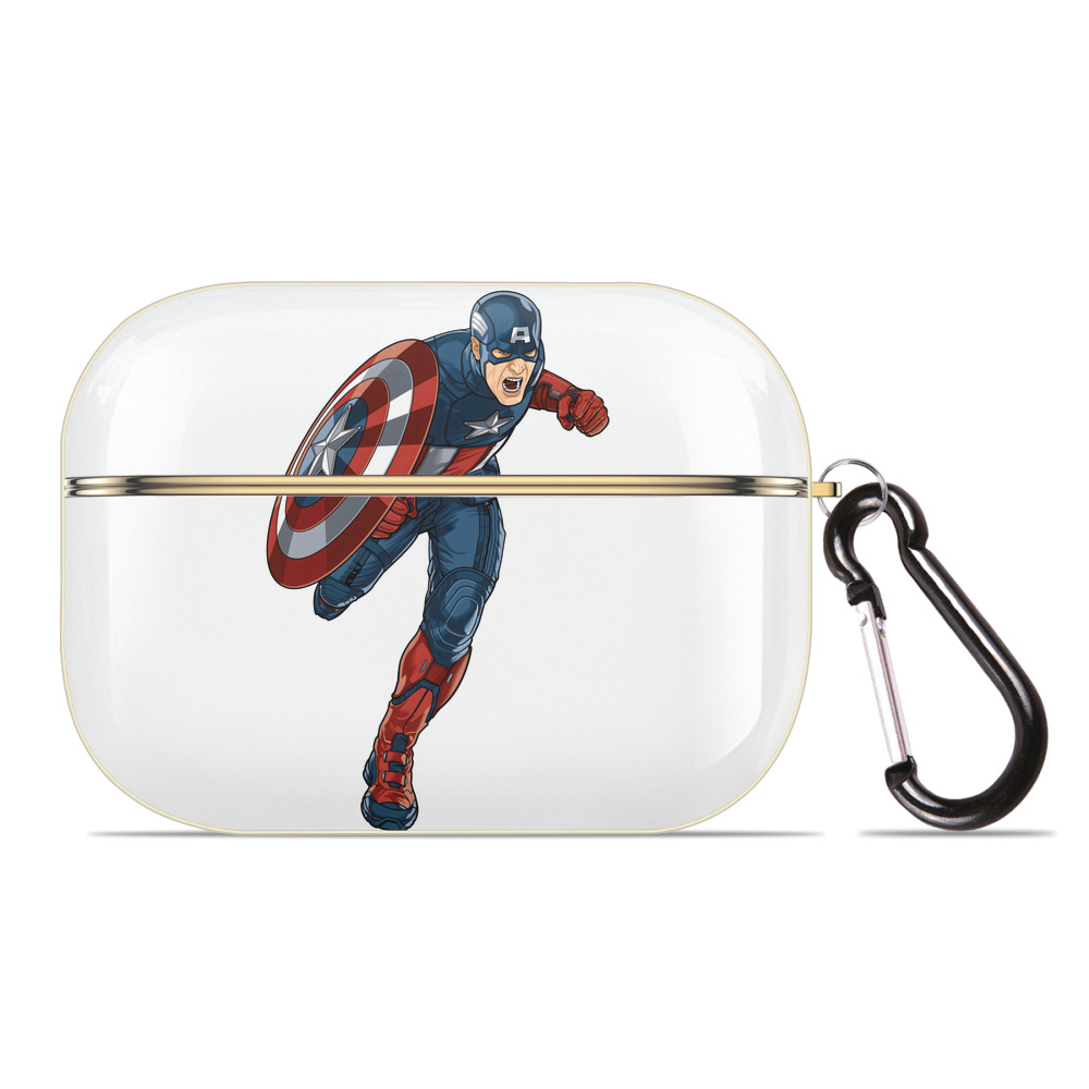 （画像用） アベンジャーズ The Avengers 【AirPods Pro用】ハードシェル保護ケース｜耐衝撃・防指紋・カラビナ付き商品仕様
