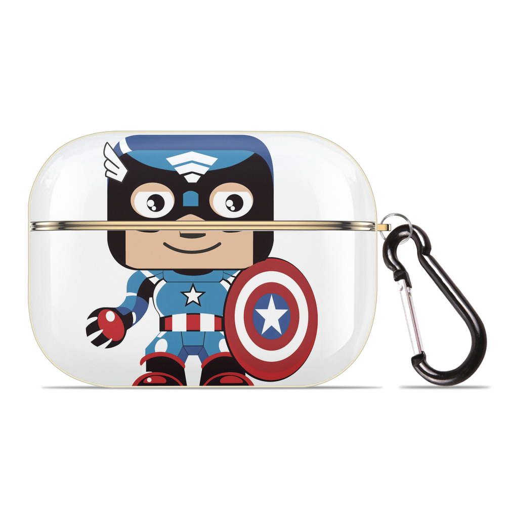 （画像用） アベンジャーズ The Avengers 【AirPods Pro用】ハードシェル保護ケース｜耐衝撃・防指紋・カラビナ付き商品仕様