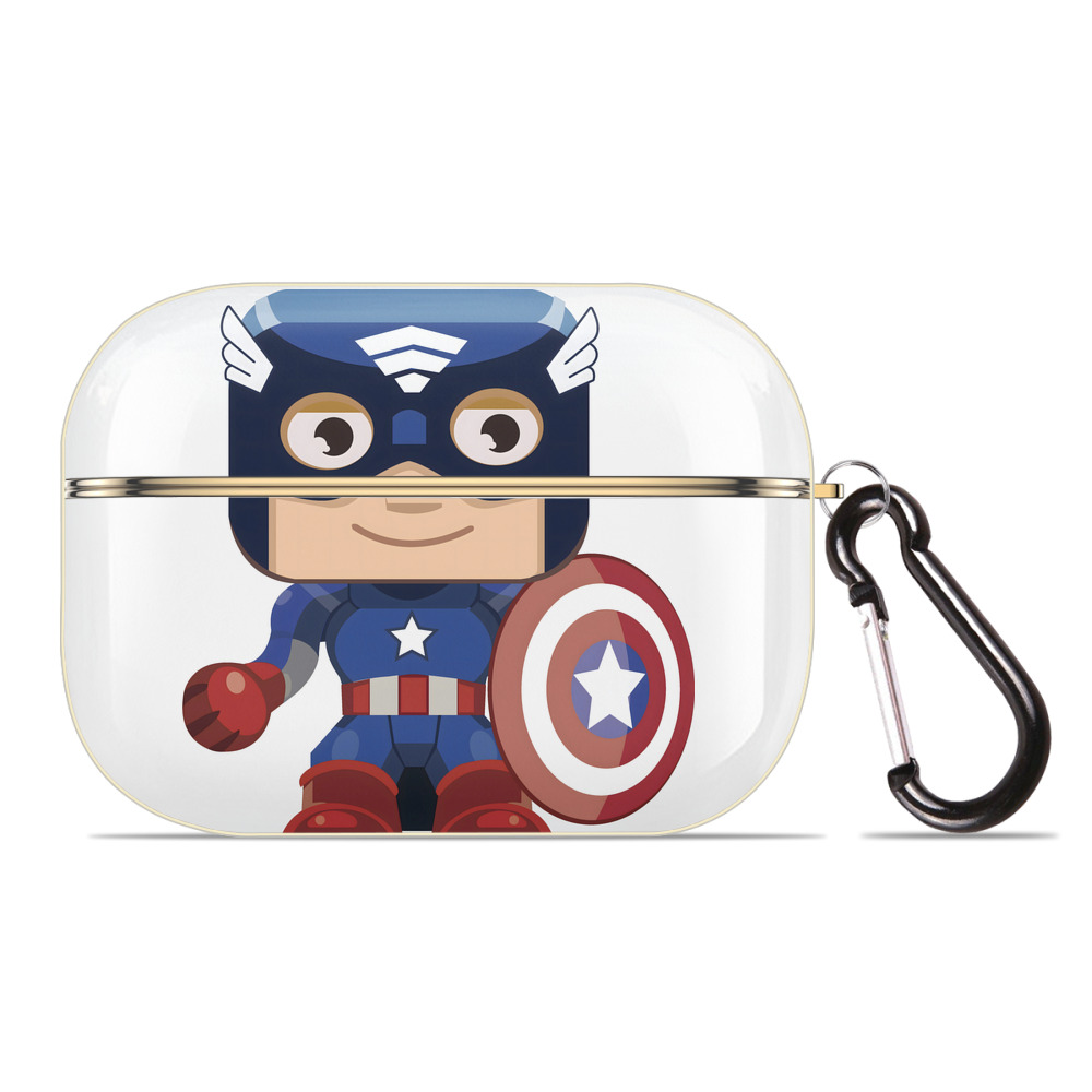 （画像用） アベンジャーズ The Avengers 【AirPods Pro用】ハードシェル保護ケース｜耐衝撃・防指紋・カラビナ付き商品仕様