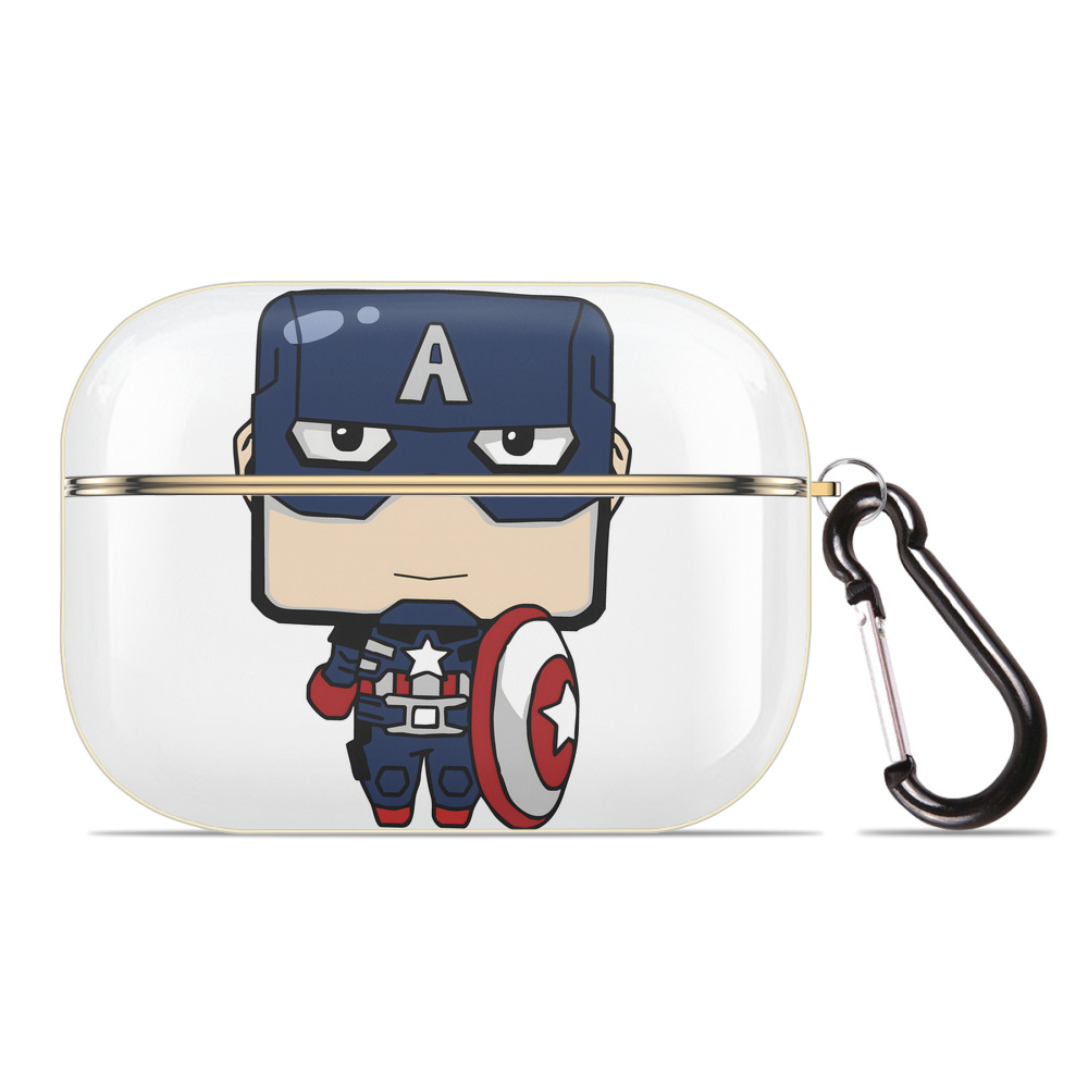 （画像用） アベンジャーズ The Avengers 【AirPods Pro用】ハードシェル保護ケース｜耐衝撃・防指紋・カラビナ付き商品仕様